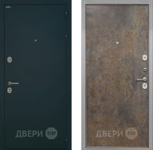 Входная металлическая Дверь Интекрон (INTECRON) Греция Гладкая Гранж в Голицыно