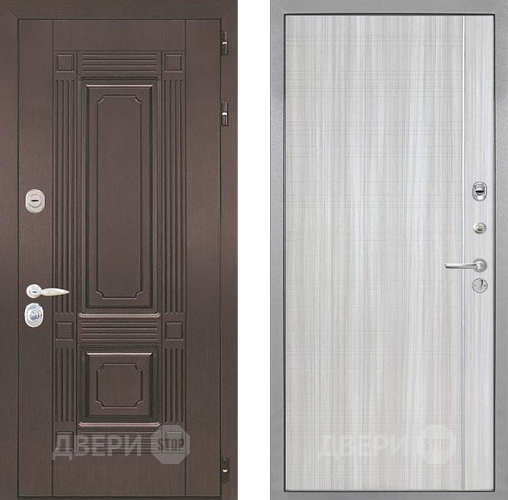 Входная металлическая Дверь Интекрон (INTECRON) Италия В-07 с молдингом Сандал белый в Голицыно