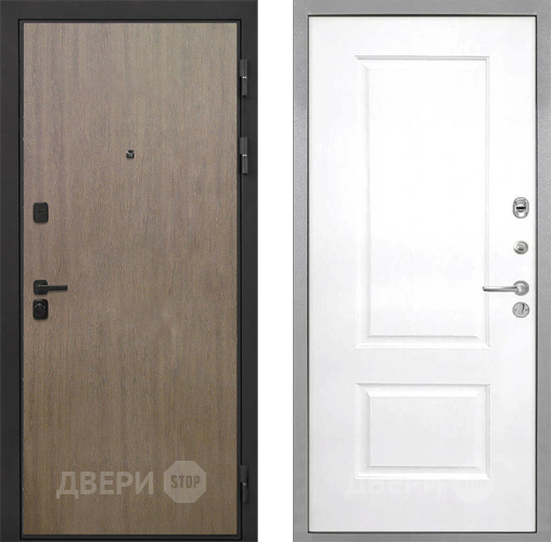 Входная металлическая Дверь Интекрон (INTECRON) Профит Black Венге Коричневый Альба Роял Вуд белый в Голицыно