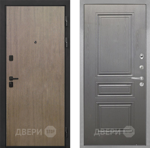 Входная металлическая Дверь Интекрон (INTECRON) Профит Black Венге Коричневый ФЛ-243 Графит вуд дуб в Голицыно