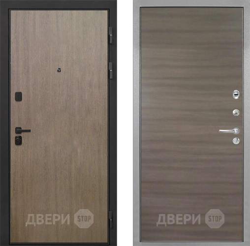 Входная металлическая Дверь Интекрон (INTECRON) Профит Black Венге Коричневый Гладкая Дуб тоскано поперечный в Голицыно
