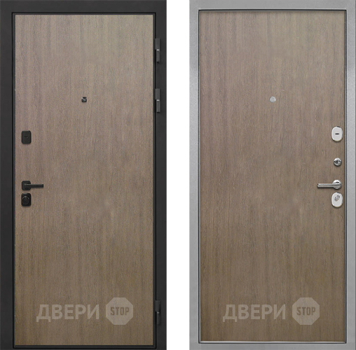 Входная металлическая Дверь Интекрон (INTECRON) Профит Black Венге Коричневый Гладкая шпон Венге коричневый в Голицыно