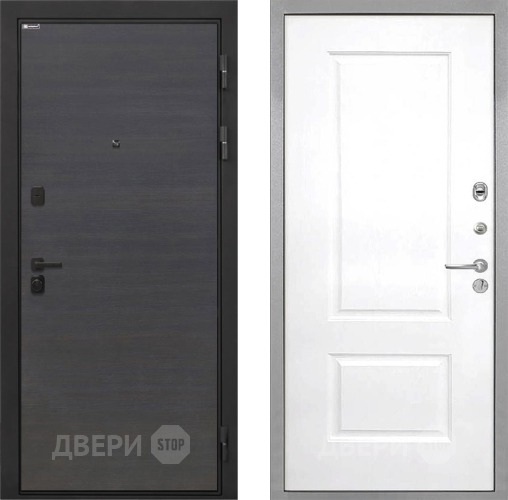Входная металлическая Дверь Интекрон (INTECRON) Профит Black Эковенге Альба Роял Вуд белый в Голицыно