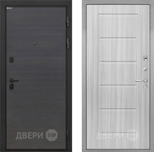 Входная металлическая Дверь Интекрон (INTECRON) Профит Black Эковенге ФЛ-39 Сандал белый в Голицыно