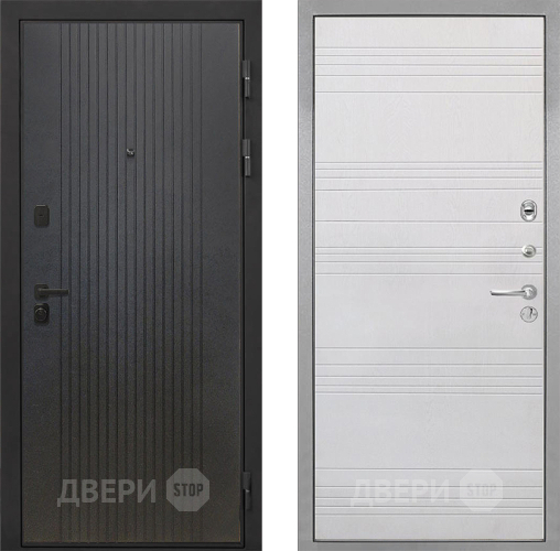Дверь Интекрон (INTECRON) Профит Black ФЛ-295 ФЛ-316 Белый ясень в Голицыно