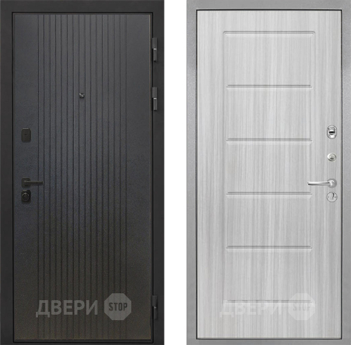 Входная металлическая Дверь Интекрон (INTECRON) Профит Black ФЛ-295 ФЛ-39 Сандал белый в Голицыно