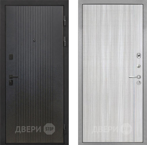 Дверь Интекрон (INTECRON) Профит Black ФЛ-295 В-07 с молдингом Сандал белый в Голицыно