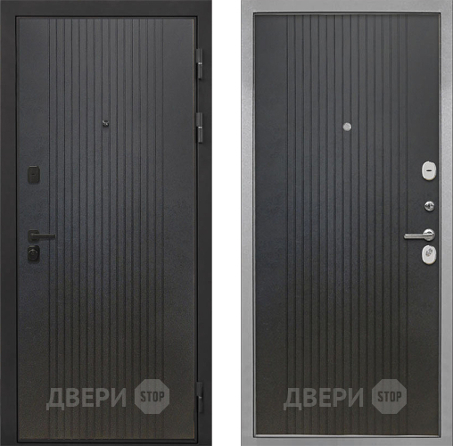 Входная металлическая Дверь Интекрон (INTECRON) Профит Black ФЛ-295 ФЛ-295 Лофт черный в Голицыно