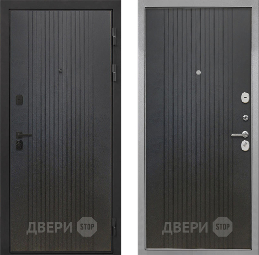 Входная металлическая Дверь Интекрон (INTECRON) Профит Black ФЛ-295 ФЛ-295 Лофт черный в Голицыно
