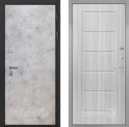 Входная металлическая Дверь Интекрон (INTECRON) Гектор Мрамор Светлый ФЛ-39 Сандал белый в Голицыно
