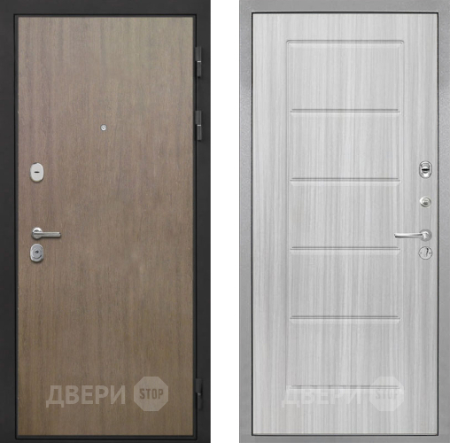 Входная металлическая Дверь Интекрон (INTECRON) Гектор Венге Коричневый ФЛ-39 Сандал белый в Голицыно