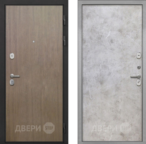 Входная металлическая Дверь Интекрон (INTECRON) Гектор Венге Коричневый Гладкая Мрамор светлый в Голицыно