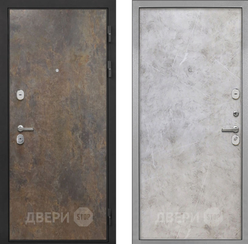 Входная металлическая Дверь Интекрон (INTECRON) Гектор Гранж Гладкая Мрамор светлый в Голицыно
