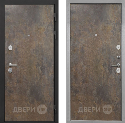 Входная металлическая Дверь Интекрон (INTECRON) Гектор Гранж Гладкая Гранж в Голицыно