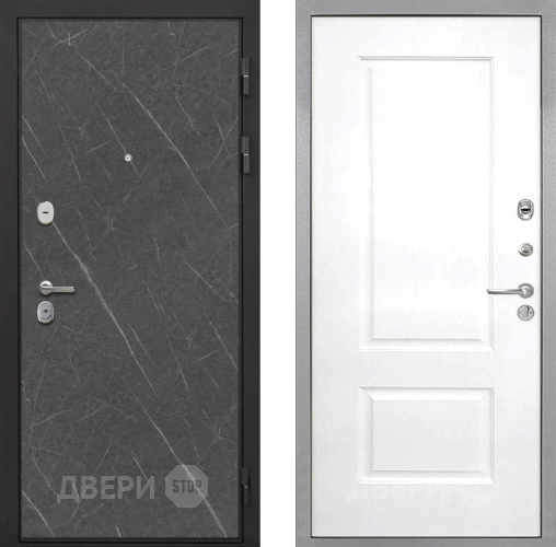 Входная металлическая Дверь Интекрон (INTECRON) Гектор Гранит Лава Оникс Альба Роял Вуд белый в Голицыно