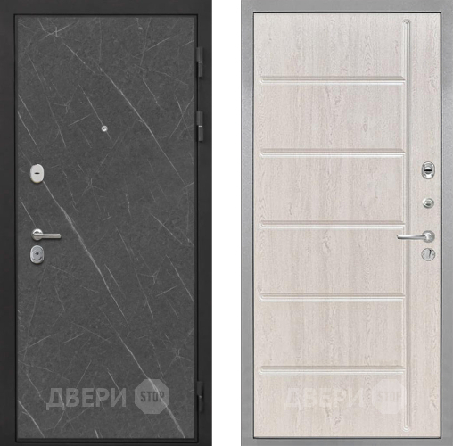 Входная металлическая Дверь Интекрон (INTECRON) Гектор Гранит Лава Оникс ФЛ-102 Сосна белая в Голицыно