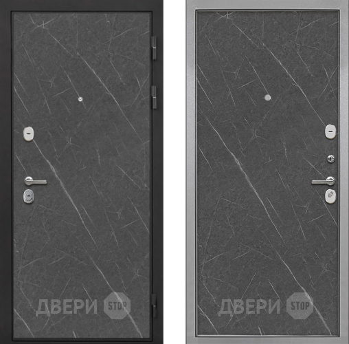Входная металлическая Дверь Интекрон (INTECRON) Гектор Гранит Лава Оникс Гладкая Гранит лава оникс в Голицыно
