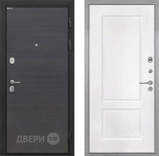 Входная металлическая Дверь Интекрон (INTECRON) Гектор Эковенге КВ-2 Белый матовый в Голицыно