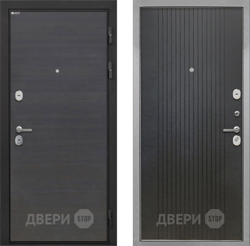 Входная металлическая Дверь Интекрон (INTECRON) Гектор Эковенге ФЛ-295 Лофт черный в Голицыно