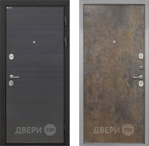 Входная металлическая Дверь Интекрон (INTECRON) Гектор Эковенге Гладкая Гранж в Голицыно