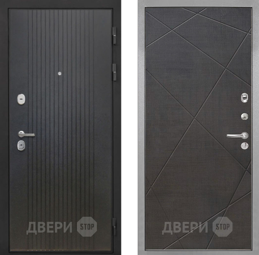 Входная металлическая Дверь Интекрон (INTECRON) Гектор ФЛ-295 Лучи-М Венге распил кофе в Голицыно