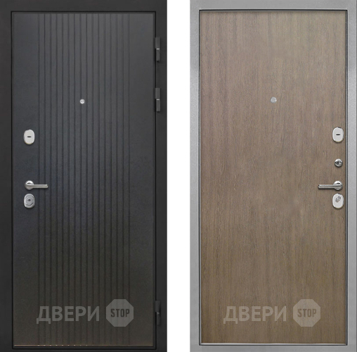 Входная металлическая Дверь Интекрон (INTECRON) Гектор ФЛ-295 Гладкая шпон Венге коричневый в Голицыно