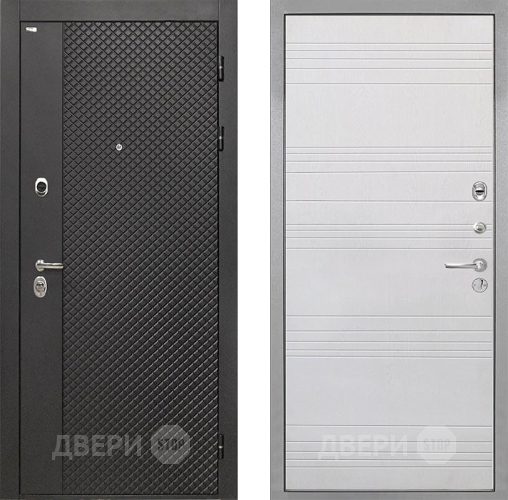 Дверь Интекрон (INTECRON) Олимпия Black 4К ФЛ-316 Белый ясень в Голицыно