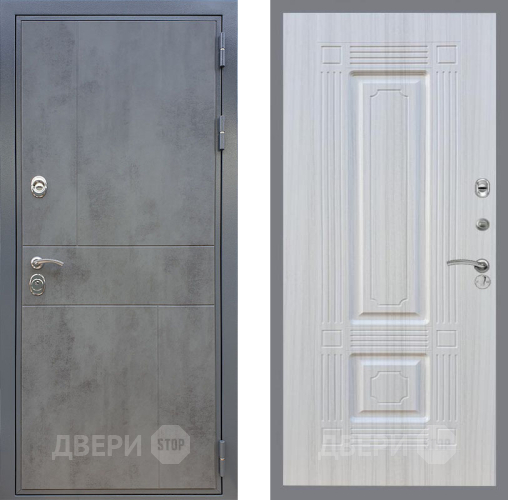 Входная металлическая Дверь Рекс (REX) ФЛ-290 FL-2 Сандал белый в Голицыно