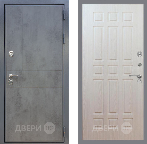 Входная металлическая Дверь Рекс (REX) ФЛ-290 FL-33 Беленый дуб в Голицыно
