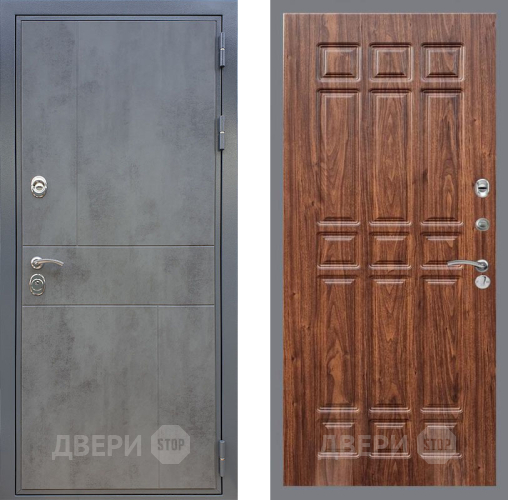 Входная металлическая Дверь Рекс (REX) ФЛ-290 FL-33 орех тисненый в Голицыно