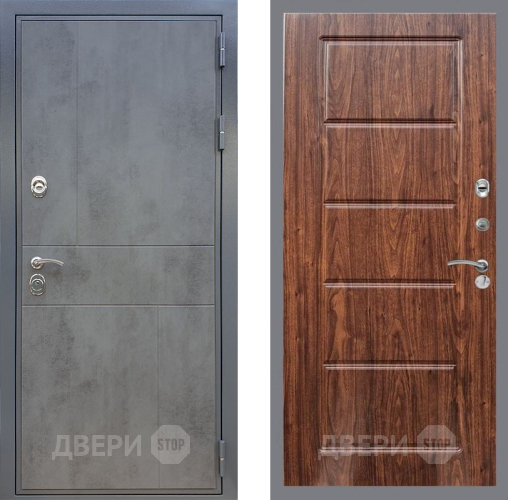 Входная металлическая Дверь Рекс (REX) ФЛ-290 FL-39 орех тисненый в Голицыно