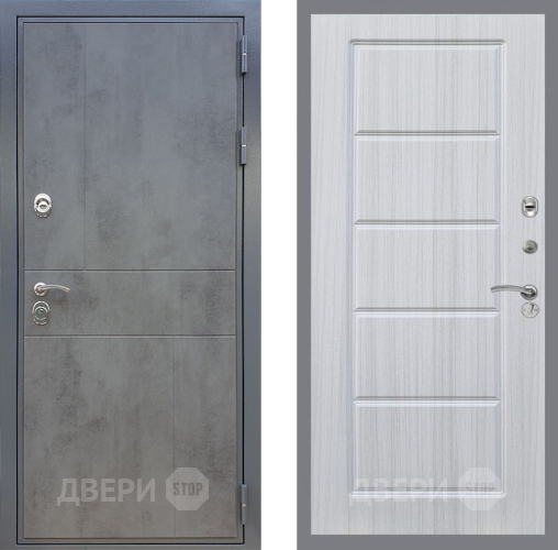 Входная металлическая Дверь Рекс (REX) ФЛ-290 FL-39 Сандал белый в Голицыно