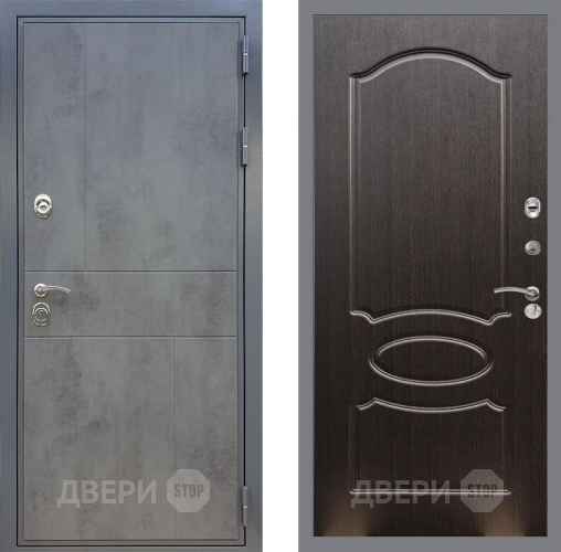 Входная металлическая Дверь Рекс (REX) ФЛ-290 FL-128 Венге светлый в Голицыно