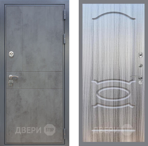 Входная металлическая Дверь Рекс (REX) ФЛ-290 FL-128 Сандал грей в Голицыно