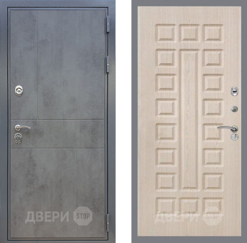 Входная металлическая Дверь Рекс (REX) ФЛ-290 FL-183 Беленый дуб в Голицыно