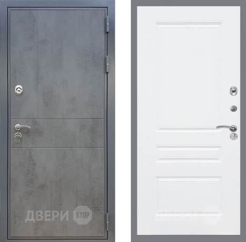 Входная металлическая Дверь Рекс (REX) ФЛ-290 FL-243 Силк Сноу в Голицыно