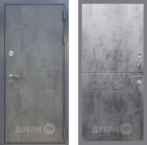 Входная металлическая Дверь Рекс (REX) ФЛ-290 FL-290 Бетон темный в Голицыно