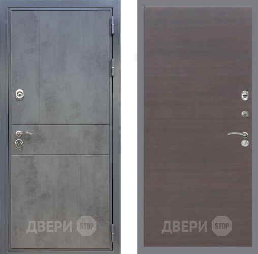 Входная металлическая Дверь Рекс (REX) ФЛ-290 GL венге поперечный в Голицыно