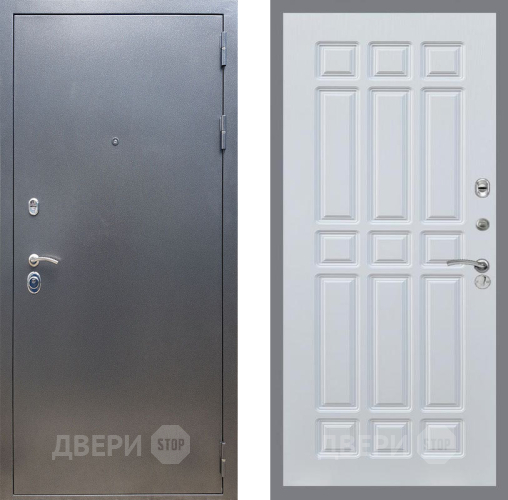 Входная металлическая Дверь Рекс (REX) 11 FL-33 Белый ясень в Голицыно