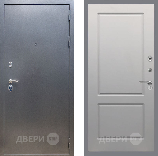 Входная металлическая Дверь Рекс (REX) 11 FL-117 Грей софт в Голицыно
