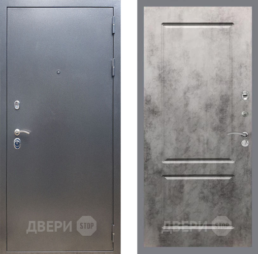 Входная металлическая Дверь Рекс (REX) 11 FL-117 Бетон темный в Голицыно
