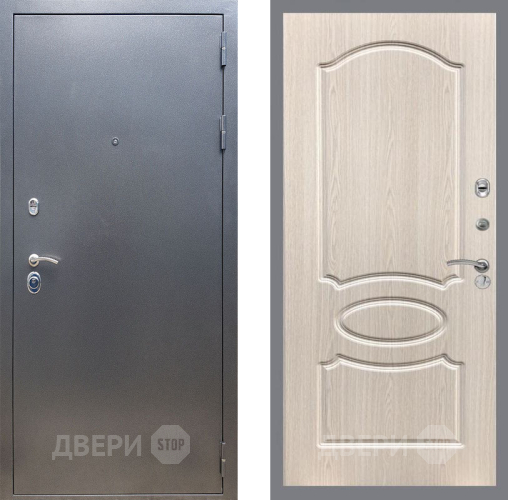 Входная металлическая Дверь Рекс (REX) 11 FL-128 Беленый дуб в Голицыно