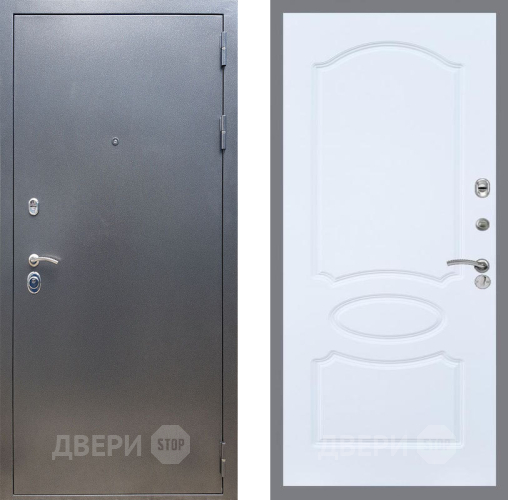 Входная металлическая Дверь Рекс (REX) 11 FL-128 Силк Сноу в Голицыно