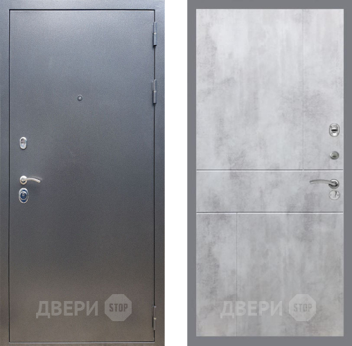Входная металлическая Дверь Рекс (REX) 11 FL-290 Бетон светлый в Голицыно