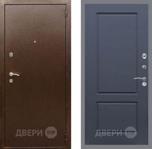 Входная металлическая Дверь Рекс (REX) 1А Медный Антик FL-117 Силк титан в Голицыно