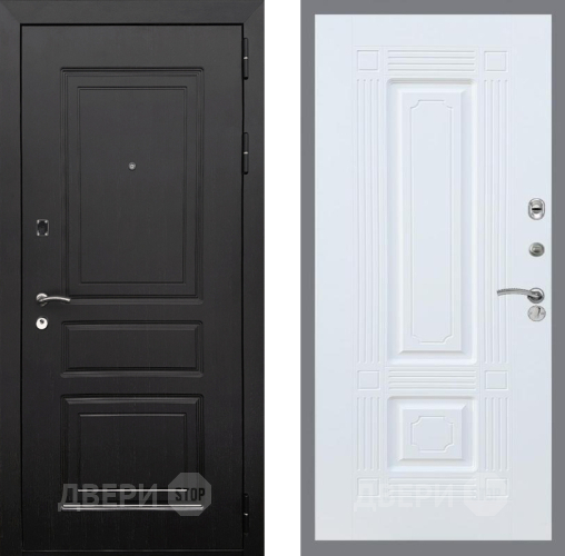 Входная металлическая Дверь Рекс (REX) 6 Венге FL-2 Силк Сноу в Голицыно