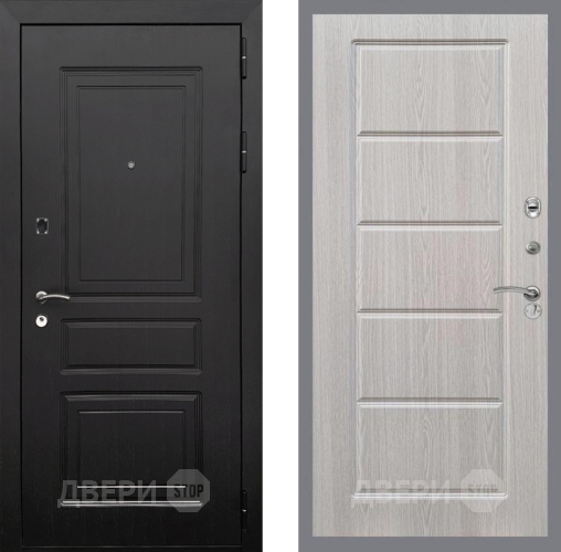 Входная металлическая Дверь Рекс (REX) 6 Венге FL-39 Беленый дуб в Голицыно