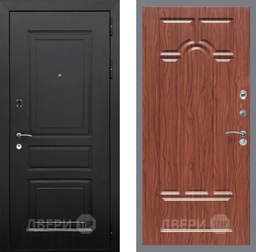 Входная металлическая Дверь Рекс (REX) 6 Венге FL-58 орех тисненый в Голицыно