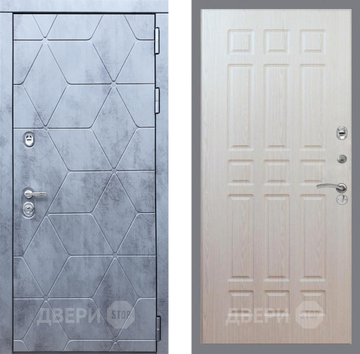 Входная металлическая Дверь Рекс (REX) 28 FL-33 Беленый дуб в Голицыно