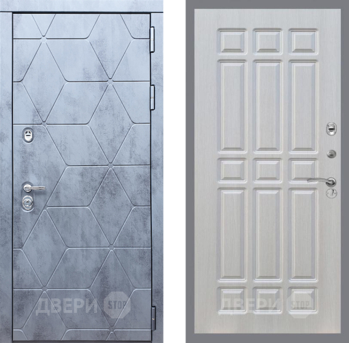 Входная металлическая Дверь Рекс (REX) 28 FL-33 Лиственница беж в Голицыно